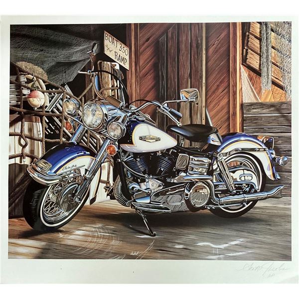 Scott Jacobs- Serigraph on Paper "Catch of the Day"