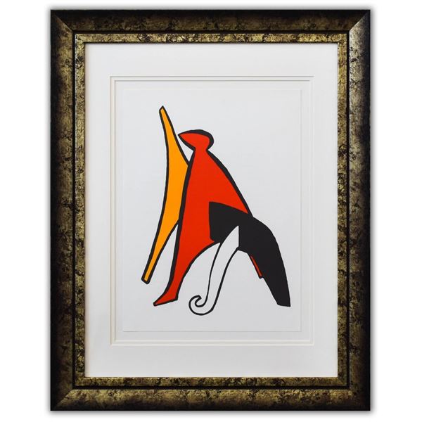 Alexander Calder- Lithograph "DLM141 - Sabot et bonnet phrygien"