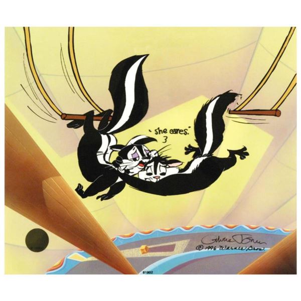 "Kitty Catch" by Chuck Jones (1912-2002). Limited Edition Animation Cel with Hand Painted Color AP N