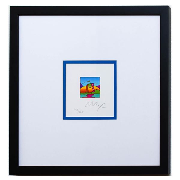 Peter Max- Original Lithograph "Sail Profile (mini)"
