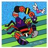 Image 1 : Britto, "Scorpio" Hand Signed Limited Edition Giclee on Canvas; Authenticated.