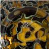 Image 3 : "Large Ikebana Flower Bowl" Hand-Blown Glass Bowl, Hand Signed by GartnerBlade Glass.