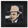 Image 1 : Ringo 4u2c - (Protege of Andy Warhol's Apprentice - Steve Kaufman), "Al Capone, Crooked Smile" Frame