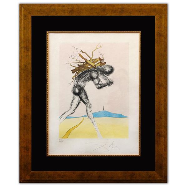 Salvador Dali- Original Lithograph "Issachar (From Twelve Tribes of Israel Suite)"