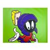 Image 1 : Steve Kaufman (1960-2010) "Marvin Martian" Hand Signed and Numbered Limited Edition Hand Pulled silk