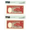 Image 2 : Central Bank of China. 1936. Lot of 2 High Grade Sequential Issued Notes.