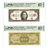 Image 1 : Central Bank of China. 1945, 500 Yuan, Front & Back Uniface Specimen Notes.