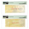 Image 2 : Central Bank of China. 1945, 1000 Yuan, Front & Back Specimen Notes.