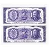 Image 1 : China and England, ND (1960-70's) De la Rue Giori S.A. Advertising  Proof Uncut Banknote Pair.