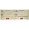 Image 1 : Bank of New South Wales Issued Check Quartet, 1937-1938