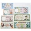 Image 1 : Bangladesh Bank & Monetary Authority of Bhutan. 1980s-1990s. Lot of 7 Issued Notes.