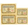 Image 2 : Association Professionnelle Nouvelle Union Verrire. 1915. Lot of 4 Canceled Notes.