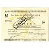 Image 1 : Societ_ Ame. des Charbonnages. 1940. Canceled Note.