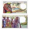 Image 2 : Banque Central des Comores. ND (1984-2004). Lot of 2 Issued Notes.