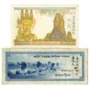 Image 2 : Banque de L'Indo-Chine, Pair of Issued Banknotes, 1945-1946
