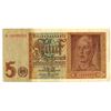 Image 1 : Reichsbanknote, German Error Banknote, 1942 With Upside Down Watermark.
