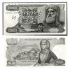 Image 2 : Bank of Greece. 1970. Lot of 2 Photo Negatives of Front & Back Specimen Notes.
