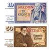 Image 1 : Landsbanki slands. L.1961 (1981). Lot of 2 Specimen Notes.