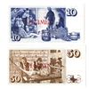 Image 2 : Landsbanki slands. L.1961 (1981). Lot of 2 Specimen Notes.