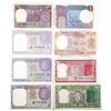 Image 1 : Reserve Bank of India and Government of India. 1957-1996. Lot of 14 Issued Notes.