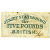 Image 2 : British Jersey Bank, 1840 Issued Banknote