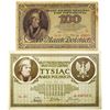 Image 1 : Polska Krajowa Kasa Pozyczkowa. 1919. Lot of 2 Issued Notes.