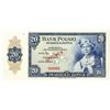 Image 1 : Bank Polski. 1939. 20 Zlotych, Specimen Banknote.