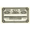 Image 1 : Cape Town, South Africa, African Banking Corp. ca. 1892 Progress Proof Banknote
