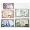Image 1 : Banco de EspaÐa. 1954-1971. Lot of 5 Issued Notes.