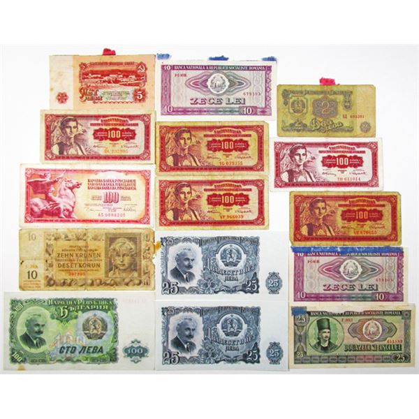 Europe. Issued Banknote Assortment ca.1923-1992