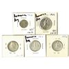 Image 2 : Romania Quintet of Silver Coins, 1906-1914