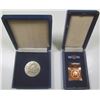 Image 1 : East German Pin and Coin Trio