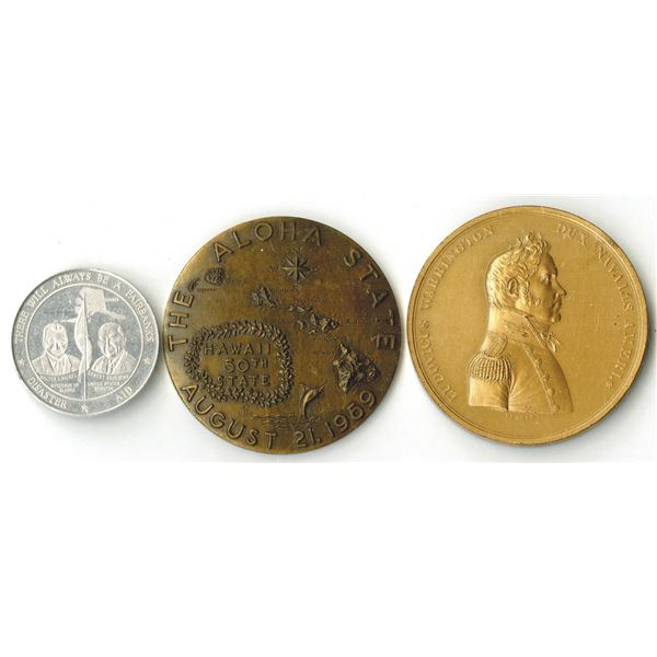 Trio of United States Commemorative Coins., 1900 to 1967.