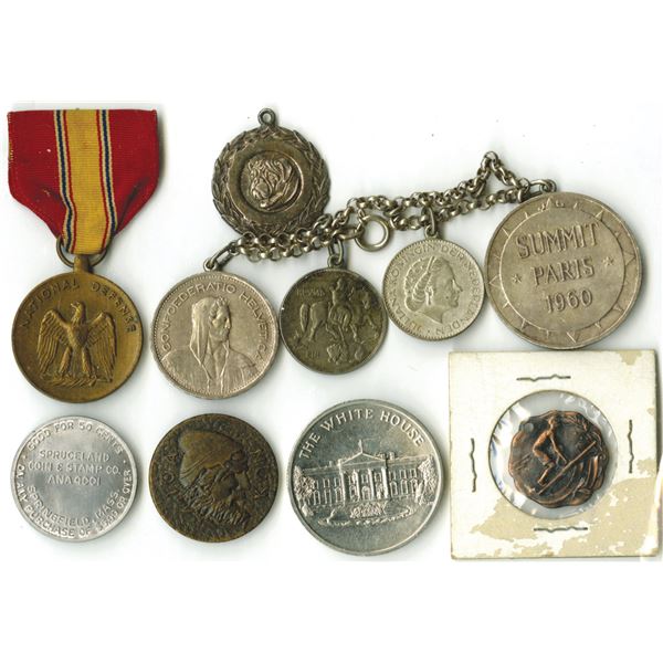 Assorted Commemorative Coins and Medal Group