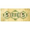 Image 2 : Hogarth Academy Bank (New Haven, CT), 1888 $5 College Currency.