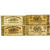 Image 1 : State of North Carolina, 1862-1865 Obsolete Banknote Quartet
