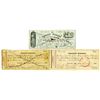 Image 1 : Treasurer of the State of Texas, 1862 Obsolete Banknote Trio