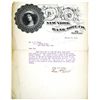Image 1 : New York Bank Note Co. 1914 Ornate Letterhead with Typewritten Correspondence