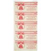 Image 1 : U.S. Department of Agriculture Uncut Specimen Quintet of Food Coupon Covers ca.1960-70's.