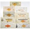 Image 1 : Western States Group of 10 Issued Bank Checks, All with Imprinted Revenues or Facsimile Revenues, ca