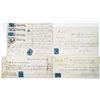 Image 1 : Little Miami Rail Road Co. Group of 7 High denomination I/C Checks, ca. 1882-1883