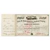 Image 1 : East St Louis Connecting Railway Co. 1879. I/C Stock Certificate