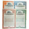 Image 1 : St. Louis and San Francisco Railroad Co., 1916 Quartet of Specimen Bonds