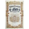 Image 1 : Slate Valley Railroad Co. 1886 Specimen Bond Rarity - Possibly Unique.