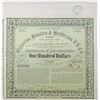 Image 1 : Galveston, Houston & Henderson Railroad Company, Amsterdam Emission, 1857 I/U Bond