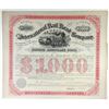 Image 1 : International Rail Road Co., 1874 I/U Coupon Bond Signed by Galusha Grow.