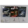 Image 1 : SET OF 3 METAL EARTH 3D LASER CUT MODEL KITS STAR WARS, BEETLE, BOEING 747 W/3 OTHERS LASER CUT MODE