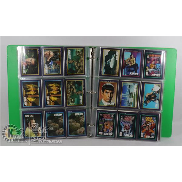 COLLECTION OF ASSORTED STAR TREK ORIGINAL AND NEXT GENERATION COLLECTOR CARDS. (107 ORIGINAL, 81 NEX