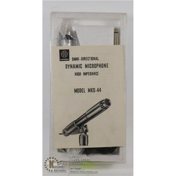 VINTAGE FANON OMNI-DIRECTIONAL DYNAMIC MICROHPONE MODEL MKO-44
