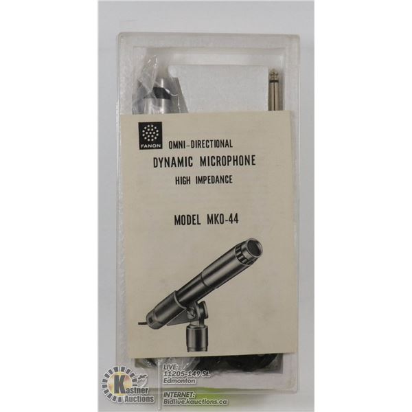 VINTAGE FANON OMNI-DIRECTIONAL DYNAMIC MICROHPONE MODEL MKO-44